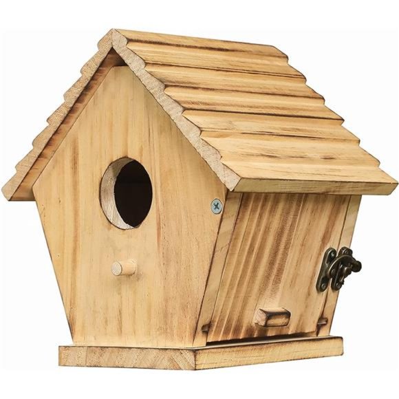 Bird House,Outdoor Bluebird House for Outside Clearance,Wooden Birdhouse Finch - Picture 1 of 6